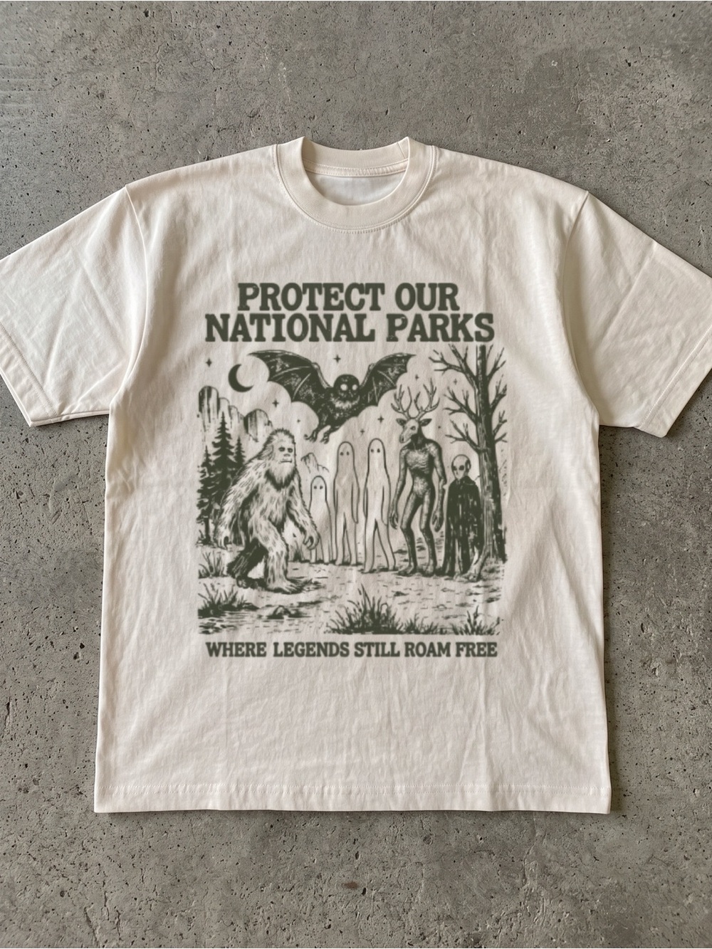 Gildan White Graphic 'Protect Our National Parks' Tee